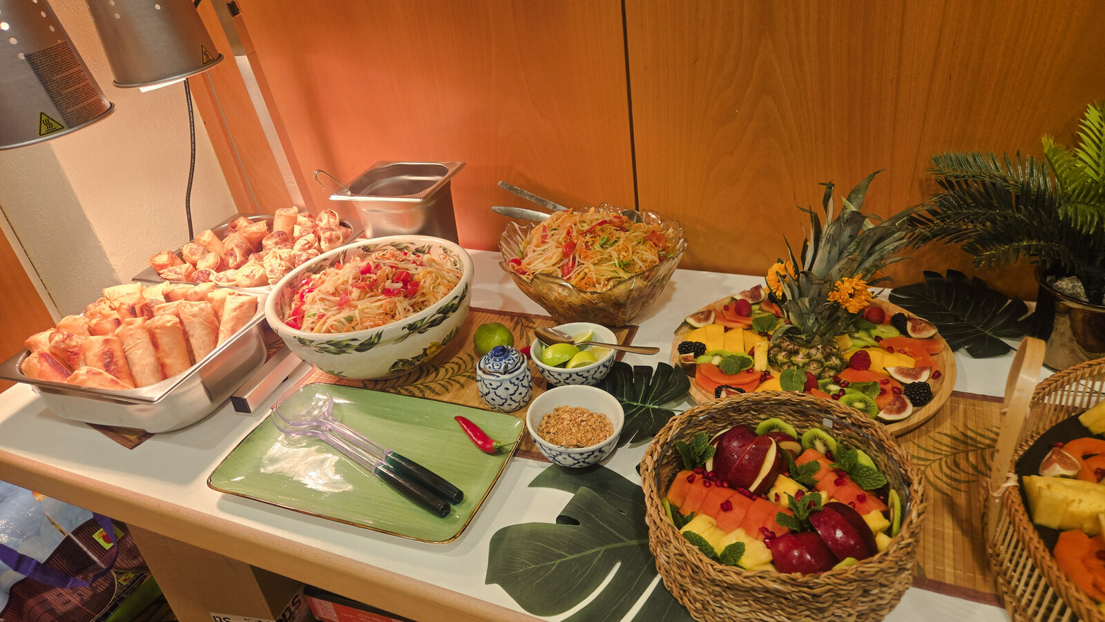 Buffet bei einem Firmenevent