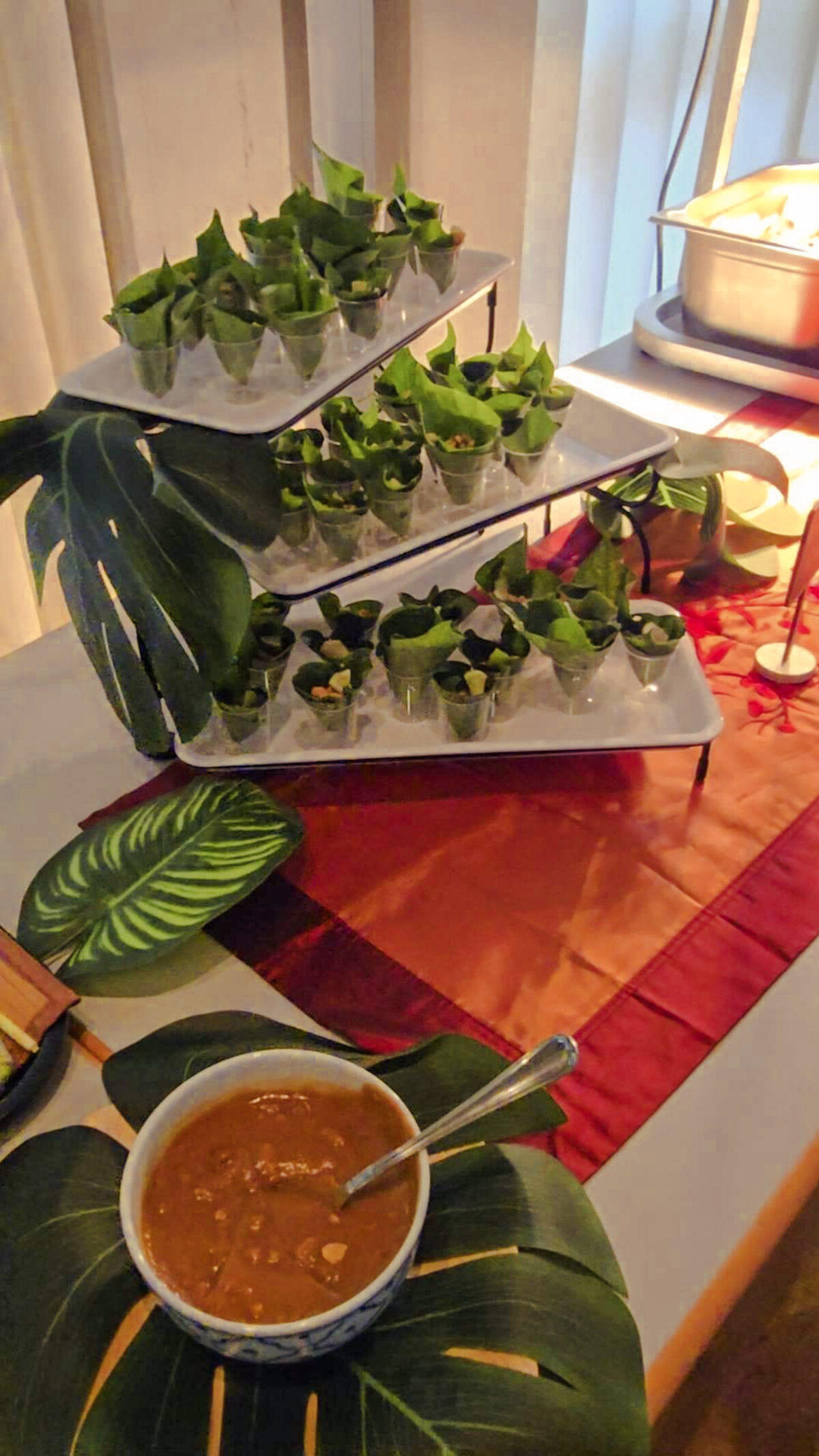 Im Kochkurs zubereitete Larb-Cups
